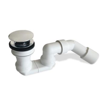  - VILLEROY&BOCH syfon z korkiem Push-to-Open bez funkcji przelewu, pokrywa chrom U90952061 - U90952061 - Łazienki Szydłowski