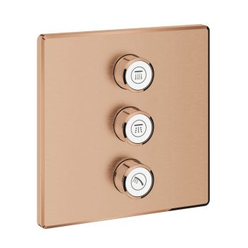  - GROHE-SmartControl Potrójny zawór odcinający brushed warm sunset 29127DL0 - 29127DL0 - Łazienki Szydłowski