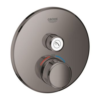  - GROHE-SmartControl Bateria termostatyczna do obsługi jednego wyjścia wody kolor grafit 29118A00 - 29118A00 - Łazienki Szydłowski