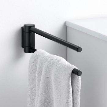  - KEUCO PLAN Black Selection Wieszak na ręcznik 2-ramienny 30 cm czarny mat 14919370000 - 14919370000 - Łazienki Szydłowski