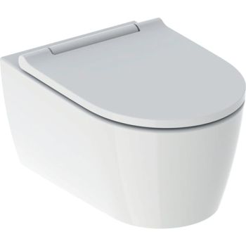  - GEBERIT ONE zestaw wc 54 x 37 cm kolor biały, panel dekoracyjny biały połysk z powłoką keratec 500201011 - 500.201.01.1 - Łazienki Szydłowski