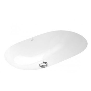  - VILLEROY&BOCH O.Novo Umywalka podblatowa 60 x 35 cm biała z powłoką CeramicPlus 416260R1 - 416260R1 - Łazienki Szydłowski