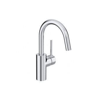 - KLUDI BOZZ bateria umywalkowa 185 chrom 380280576 - 380280576 - Łazienki Szydłowski