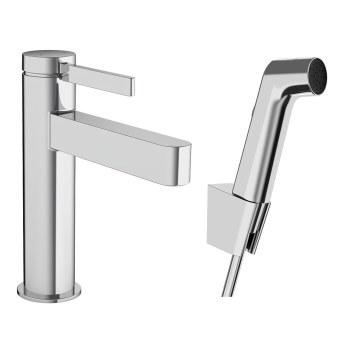  - HANSGROHE Finoris bateria umywalkowa 110 z słuchawką prysznicową i wężem 160 cm chrom 76210000 - 76210000 - Łazienki Szydłowski