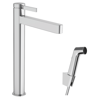  - HANSGROHE Finoris bateria umywalkowa 260 z słuchawką prysznicową i wężem 160 cm chrom 76220000 - 76220000 - Łazienki Szydłowski