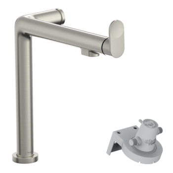 - HANSGROHE Aqittura M91 bateria kuchenna stal szlachetna 76804800 - 76804800 - Łazienki Szydłowski