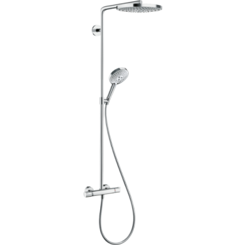 - Hansgrohe Raindance Select S Komplet prysznicowy 240 2jet z termostatem biały/chrom 27129400 - 27129400 - Łazienki Szydłowski