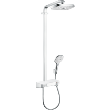 - Hansgrohe Raindance Select E Komplet prysznicowy biały/chrom 27126400 - 27126400 - Łazienki Szydłowski