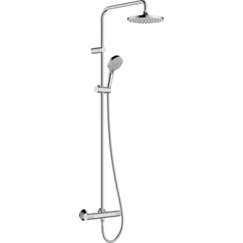 - Hansgrohe Vernis Blend system prysznicowy z deszczownicą i termostat z EcoSmart chrom 26089000 - 26089000 - Łazienki Szydłowski