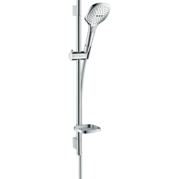 - HANSGROHE Raindance Select E Zestaw prysznicowy 120 3jet z drążkiem 65 cm i mydelniczką chrom 26620000 - 26620000 - Łazienki Szydłowski