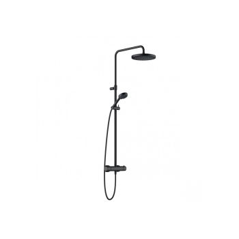  - KLUDI LOGO DUAL SHOWER SYSTEM z termostatem czarny mat 680823900 - 6808239-00 - Łazienki Szydłowski