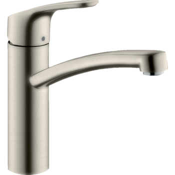 - HANSGROHE Focus M41 bateria kuchenna 160, 1jet stal szlachetna 31806800 - 31806800 - Łazienki Szydłowski