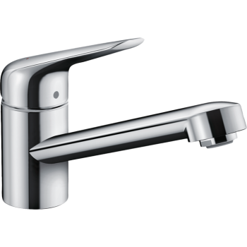 - HANSGROHE Focus M42 bateria kuchenna 100, 1jet chrom 71808000 - 71808000 - Łazienki Szydłowski