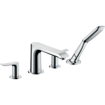 - HANSGROHE Metris 4-otworowa bateria wannowa chrom 31442000 - 31442000 - Łazienki Szydłowski