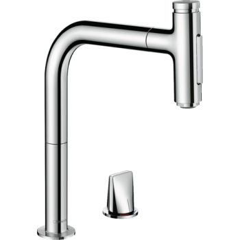 - HANSGROHE Metris Select M71 bateria kuchenna chrom 73818000 - 73818000 - Łazienki Szydłowski