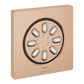 - GROHE-AQUA Rainshower Prysznic boczny kwadratowy, 2 strumienie brushed warm sunset 26802DL0 - 26802DL0 - Łazienki Szydłowski