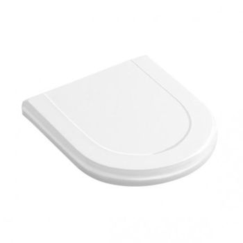 - VILLEROY&BOCH Hommage Deska sedesowa z systemem automatycznego opuszczania biała 8809S1R1 - 8809S1R1 - Łazienki Szydłowski