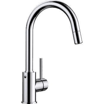 - BLANCO MIDA S bateria kuchenna z wyciąganą wylewką, chrom 521454 - 521454 - Łazienki Szydłowski
