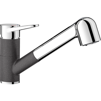 - BLANCO WEGA-S II bateria kuchenna z wyciąganą wylewką antracyt/chrom 526420 - 526420 - Łazienki Szydłowski