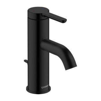  - DURAVIT C.1 bateria umywalkowa S czarny mat C11010001046 - C11010001046 - Łazienki Szydłowski