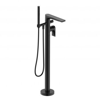- DURAVIT Tulum Jednouchwytowa bateria wannowa stojąca czarny mat TU5250000046 - TU5250000046 - Łazienki Szydłowski