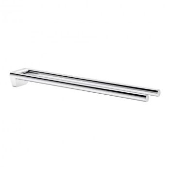 - KEUCO REVA dwuramienny wieszak na ręcznik, mocowany na stałe, nieuchylny, 450 mm chrom 12818010000 - 12818010000 - Łazienki Szydłowski