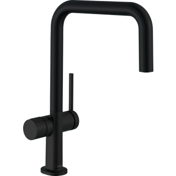- HANSGROHE Talis M54 bateria kuchenna kolor czarny mat 72807670 - 72807670 - Łazienki Szydłowski