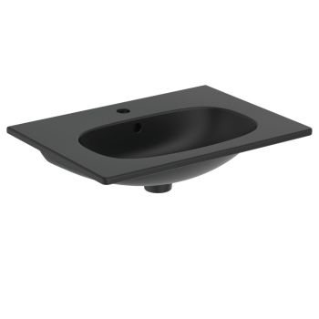 - IDEAL STANDARD Tesi Umywalka 62,5x45 cm czarny mat T3510V3 - T3510V3 - Łazienki Szydłowski