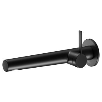  - KEUCO IXMO Bateria umywalkowa ścienna, wylewka 26,5 cm czarny mat 59516372101 - 59516372101 - Łazienki Szydłowski