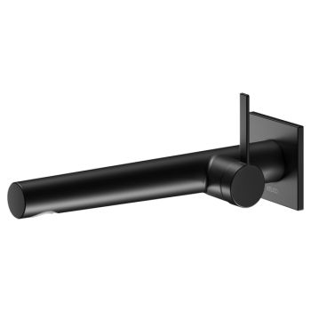  - KEUCO IXMO Bateria umywalkowa ścienna, wylewka 26,5 cm czarny mat 59516372102 - 59516372102 - Łazienki Szydłowski