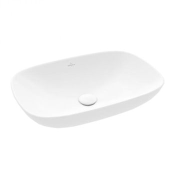  - VILLEROY&BOCH Loop&Friends Umywalka stojąca na blacie, 56 x 38cm biały mat z powłoka ceramicplus 4A4900RW - 4A4900RW - Łazienki Szydłowski
