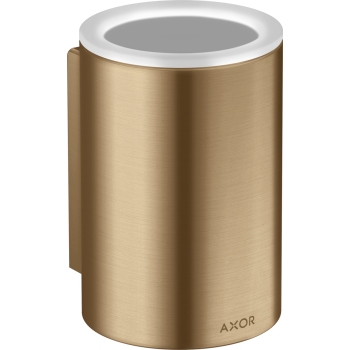 - AXOR Universal Circular Kubek do mycia zębów brąz szczotkowany 42804140 - 42804140 - Łazienki Szydłowski