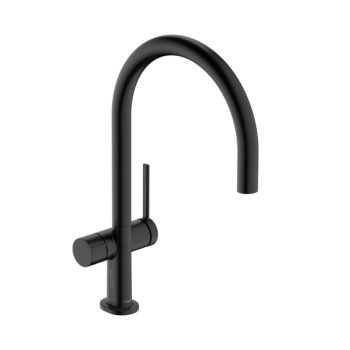 - HANSGROHE Talis M54 bateria kuchenna czarny chrom szczotkowany 72805340 - 72805340 - Łazienki Szydłowski