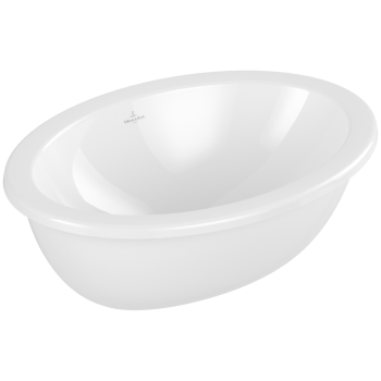  - Villeroy&Boch Loop&Friends Umywalka podblatowa bez przelewu 48,5 x 32,5 cm biała 4A540101 - 4A540101 - Łazienki Szydłowski