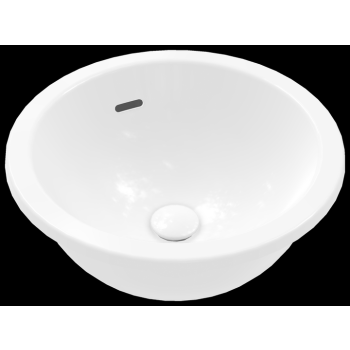  - Villeroy&Boch Loop&Friends Umywalka podblatowa z przelewem 38 x 38cm biała 4A520001 - 4A520001 - Łazienki Szydłowski