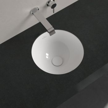  - Villeroy&Boch Loop&Friends Umywalka podblatowa z przelewem 33 cm biała z powłoką ceramicplus 4A5100R1 - 4A5100R1 - Łazienki Szydłowski