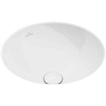  - Villeroy&Boch Loop&Friends Umywalka podblatowa bez przelewu 33 x 33 cm biała 4A510101 - 4A510101 - Łazienki Szydłowski