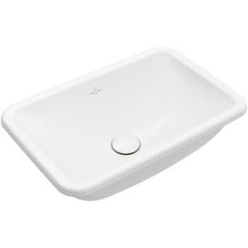  - Villeroy&Boch Loop&Friends wpuszczana w blat z przelewem 51 x 34 cm biała 4A640001 - 4A640001 - Łazienki Szydłowski