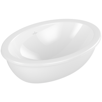  - Villeroy&Boch Loop&Friends umywalka wpuszczana w blat bez przelewu 66 x 47 cm biała 4A630101 - 4A630101 - Łazienki Szydłowski