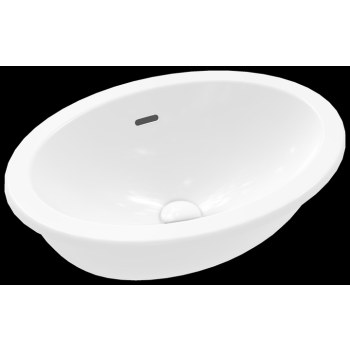  - Villeroy&Boch Loop&Friends umywalka wpuszczana w blat z przelewem 57 x 41cm biała 4A620001 - 4A620001 - Łazienki Szydłowski