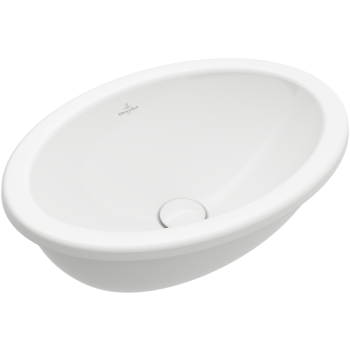 - Villeroy&Boch Loop&Friends wpuszczana w blat bez przelewu 50,5 x 36 cm biała z powłoka ceramic plus 4A6101R1 - 4A6101R1 - Łazienki Szydłowski