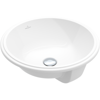 - VILLEROY&BOCH Architectura umywalka podblatowa z przelewem, 40 x 40 cm biała z powłoka ceramicplus 5A7545R1 - 5A7545R1 - Łazienki Szydłowski