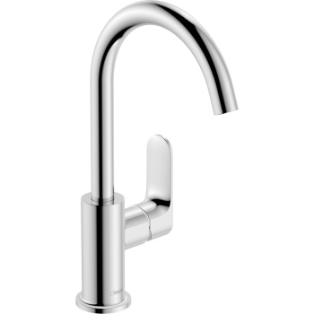 - HANSGROHE Rebris S bateria umywalkowa z obrotową wylewką z kompletem odpływowym chrom 72536000 - 72536000 - Łazienki Szydłowski