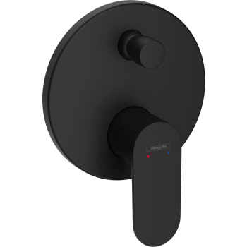 - HANSGROHE Rebris S bateria wannowo- prysznicowa czarny mat 72466670 - 72466670 - Łazienki Szydłowski