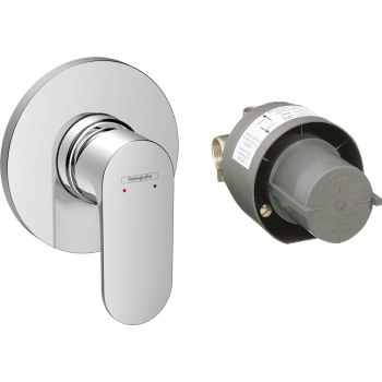 - HANSGROHE Rebris S zestaw bateria prysznicowa wraz z elementem podtynkowym chrom 72648000 - 72648000 - Łazienki Szydłowski