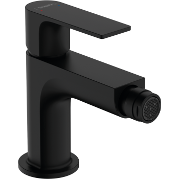 - HANSGROHE Rebris E bateria bidetowa z kompletem odpływowym czarny mat 72211670 - 72211670 - Łazienki Szydłowski