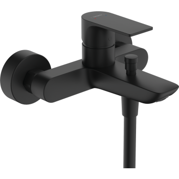 - HANSGROHE Rebris E bateria wannowa czarny mat 72450670 - 72450670 - Łazienki Szydłowski