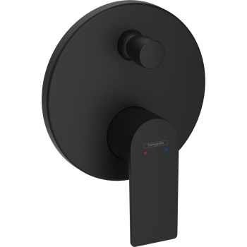 - HANSGROHE Rebris E bateria wannowa element zewnętrzny czarny mat 72468670 - 72468670 - Łazienki Szydłowski