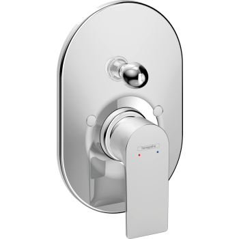 - HANSGROHE Rebris E bateria wannowo- prysznicowa, element zewnetrzny do dwóch odbiorników chrom 72459000 - 72459000 - Łazienki Szydłowski