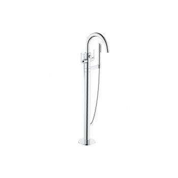 - KLUDI NOVA FONTE PURISTIC bateria wannowo-natryskowa chrom 205900515 - 205900515 - Łazienki Szydłowski